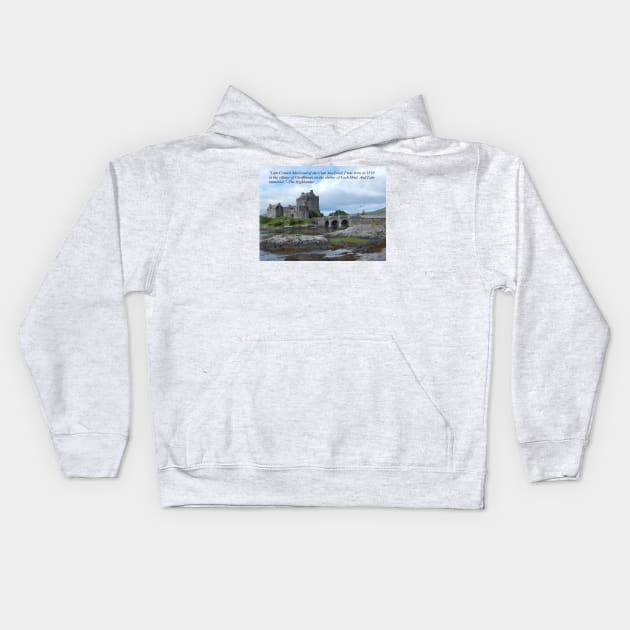 Connor MacLeod Castle Kids Hoodie by Quotechella Merch